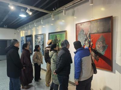 “第六屆山西省漆畫展”在美術學院開展
